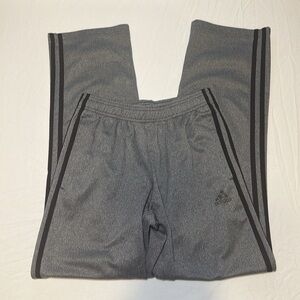 Adidas Men's Essential Track Pants Dark Grey with Black Size Small NWOT